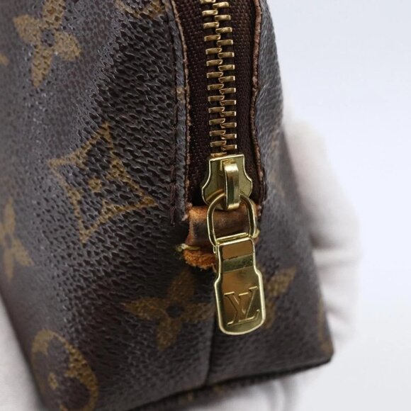 LOUIS VUITTON Monogram Pochette Cosmetic PM Pouch M43998 LV Auth 146123 - Picture 12 of 16